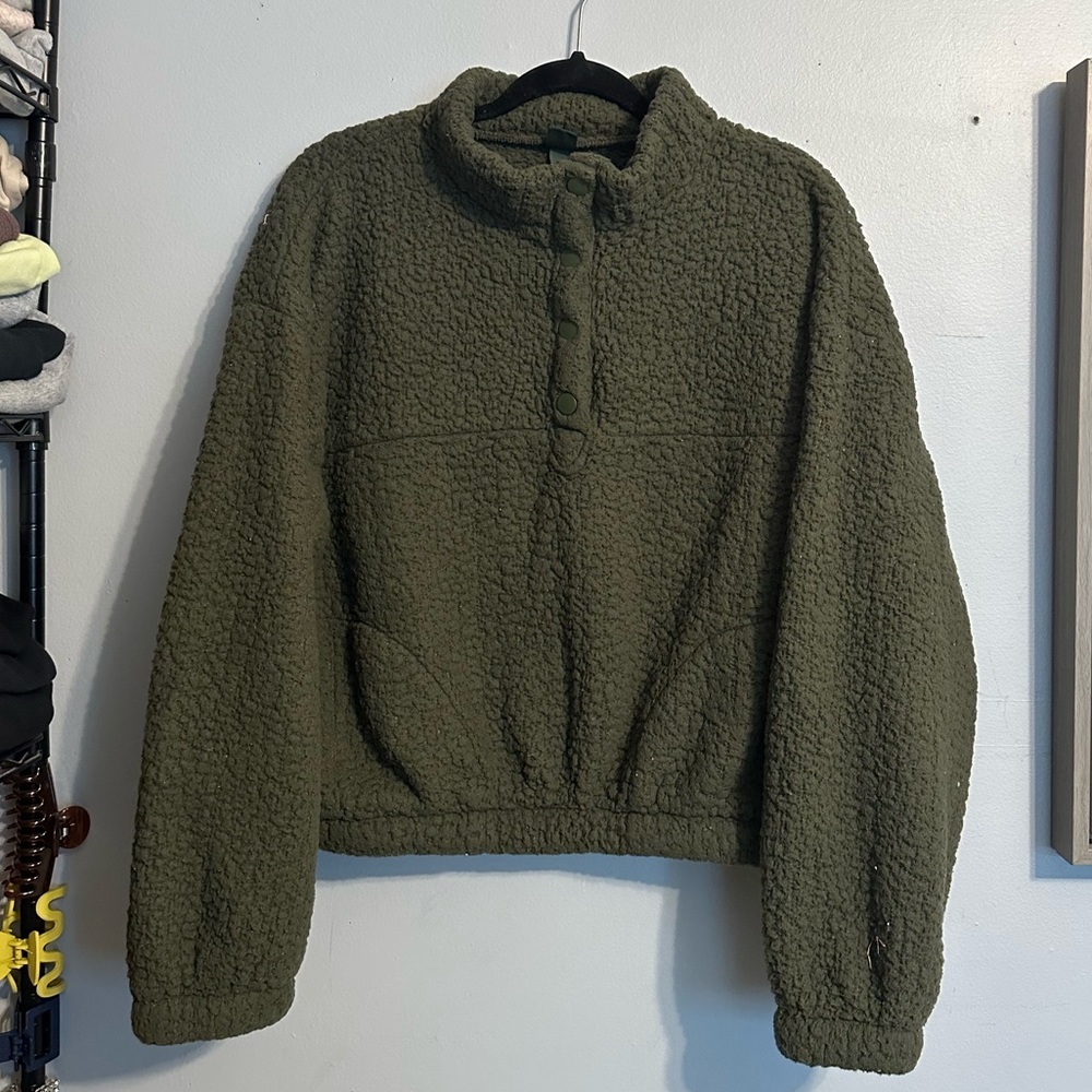 Wild Fable cropped Sherpa jacket